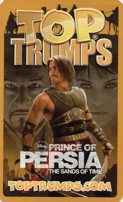 2010 Top Trumps Specials Prince of Persia The Sands of Time #NNO Tus Back