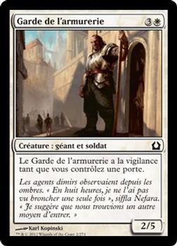 2012 Magic the Gathering Return to Ravnica French #2 Garde de l'armurerie Front