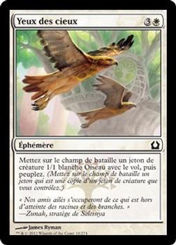 2012 Magic the Gathering Return to Ravnica French #10 Yeux des cieux Front