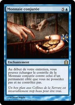 2012 Magic the Gathering Return to Ravnica French #33 Monnaie conjurée Front