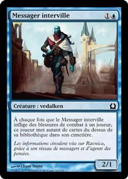 2012 Magic the Gathering Return to Ravnica French #34 Messager interville Front