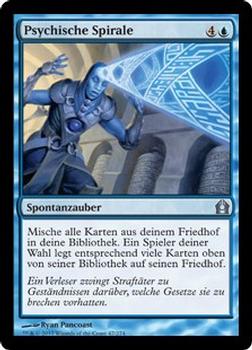 2012 Magic the Gathering Return to Ravnica German #47 Psychische Spirale Front