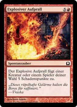 2012 Magic the Gathering Return to Ravnica German #94 Explosiver Aufprall Front