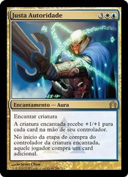 2012 Magic the Gathering Return to Ravnica Portuguese #189 Justa Autoridade Front