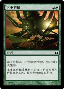 2012 Magic the Gathering Return to Ravnica Chinese Simplified #113 空中猎捕 Front