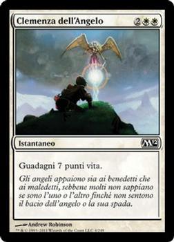 2011 Magic the Gathering 2012 Core Set Italian #4 Clemenza dell'Angelo Front