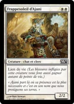 2012 Magic the Gathering 2013 Core Set French #2 Frappesoleil d'Ajani Front