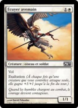 2012 Magic the Gathering 2013 Core Set French #6 Écuyer avemain Front