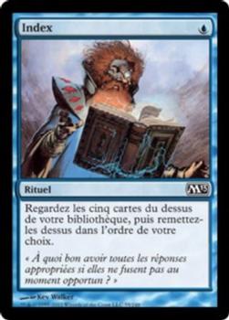 2012 Magic the Gathering 2013 Core Set French #55 Index Front