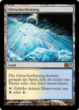 2012 Magic the Gathering 2013 Core Set German #225 Gletscherfestung Front