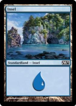 2012 Magic the Gathering 2013 Core Set German #234 Insel Front