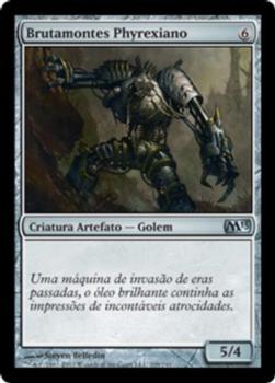 2012 Magic the Gathering 2013 Core Set Portuguese #209 Brutamontes Phyrexiano Front