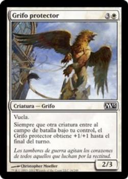 2012 Magic the Gathering 2013 Core Set Spanish #16 Grifo protector Front