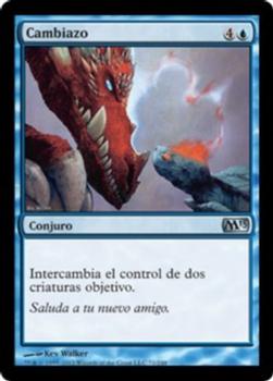 2012 Magic the Gathering 2013 Core Set Spanish #71 Cambiazo Front