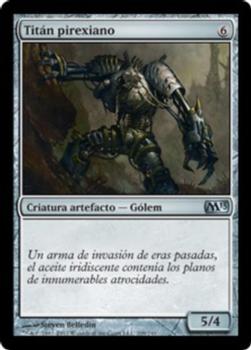 2012 Magic the Gathering 2013 Core Set Spanish #209 Titán pirexiano Front