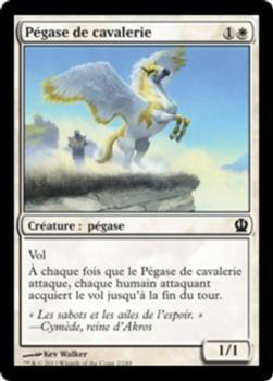 2013 Magic the Gathering Theros French #2 Pégase de cavalerie Front