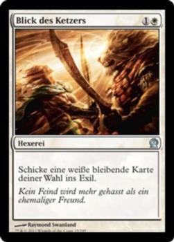 2013 Magic the Gathering Theros German #15 Blick des Ketzers Front