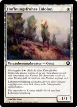 2013 Magic the Gathering Theros German #19 Hoffnungsfrohes Eidolon Front