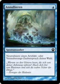 2013 Magic the Gathering Theros German #38 Annullieren Front