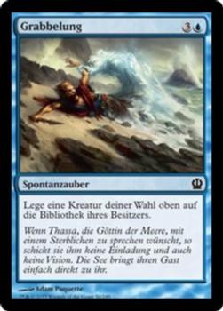 2013 Magic the Gathering Theros German #50 Grabbelung Front