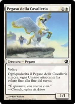 2013 Magic the Gathering Theros Italian #2 Pegaso della Cavalleria Front