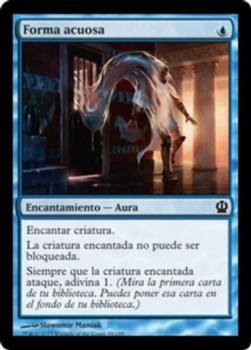 2013 Magic the Gathering Theros Spanish #39 Forma acuosa Front
