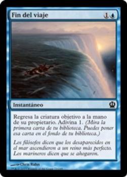 2013 Magic the Gathering Theros Spanish #73 Fin del viaje Front