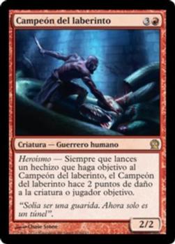 2013 Magic the Gathering Theros Spanish #126 Campeón del laberinto Front