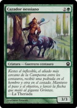 2013 Magic the Gathering Theros Spanish #165 Cazador nessiano Front