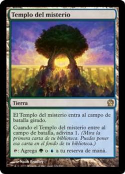 2013 Magic the Gathering Theros Spanish #226 Templo del misterio Front