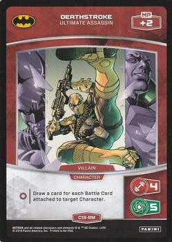 2018 MetaX Trading Card Game - Batman #C18-BM Deathstroke – Ultimate Assassin Front