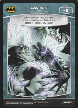 2018 MetaX Trading Card Game - Batman #C25-BM Electrify Front