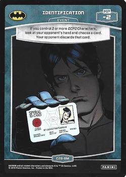 2018 MetaX Trading Card Game - Batman #C28-BM Identification Front