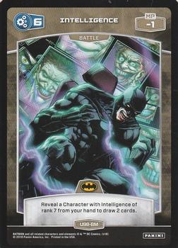 2018 MetaX Trading Card Game - Batman #U98-BM 6 Intelligence Front