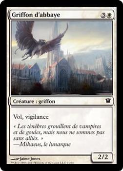 2011 Magic the Gathering Innistrad French #1 Griffon d'abbaye Front