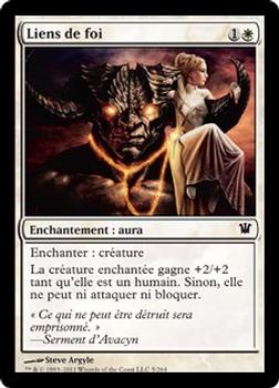 2011 Magic the Gathering Innistrad French #5 Liens de foi Front