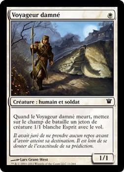2011 Magic the Gathering Innistrad French #11 Voyageur damné Front
