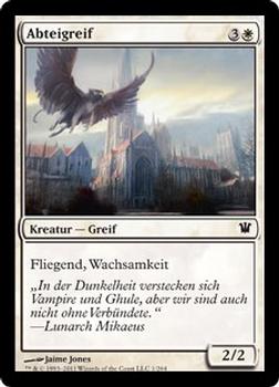 2011 Magic the Gathering Innistrad German #1 Abteigreif Front