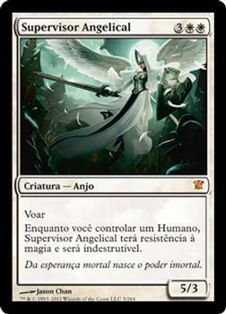 2011 Magic the Gathering Innistrad Portuguese #3 Supervisor Angelical Front