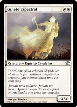 2011 Magic the Gathering Innistrad Portuguese #35 Ginete Espectral Front