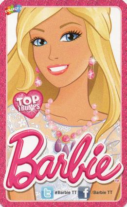 2014 Top Trumps Barbie #NNO Blue jewel necklace Back
