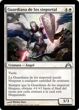 2013 Magic the Gathering Gatecrash Spanish #14 Guardiana de los sinportal Front