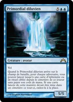 2013 Magic the Gathering Gatecrash French #33 Primordial diluvien Front