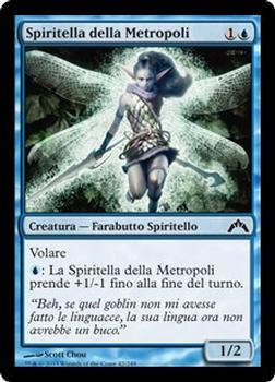 2013 Magic the Gathering Gatecrash Italian #42 Spiritella della Metropoli Front