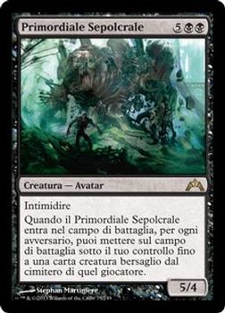 2013 Magic the Gathering Gatecrash Italian #75 Primordiale Sepolcrale Front