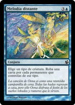 2008 Magic the Gathering Morningtide Spanish #32 Melodía distante Front