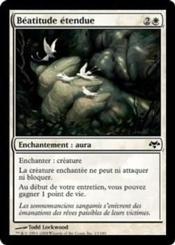 2008 Magic the Gathering Eventide French #13 Béatitude étendue Front