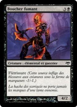 2008 Magic the Gathering Eventide French #42 Boucher fumant Front