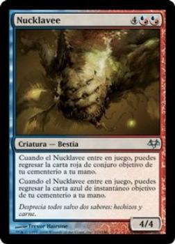 2008 Magic the Gathering Eventide Spanish #110 Nucklavee Front