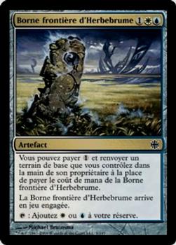 2009 Magic the Gathering Alara Reborn French #5 Borne frontière d'Herbebrume Front